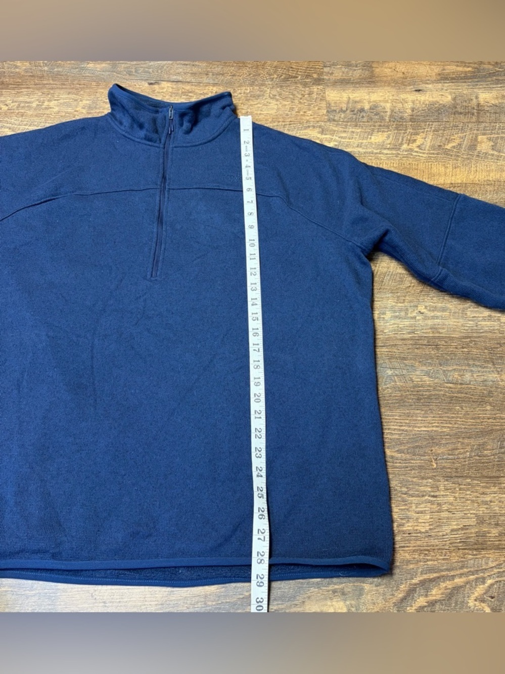 North Face Front Range Half 1/2 Zip Pullover Blue Fleece Sweatshirt Mens XXL 2XL - Picture 4 of 15